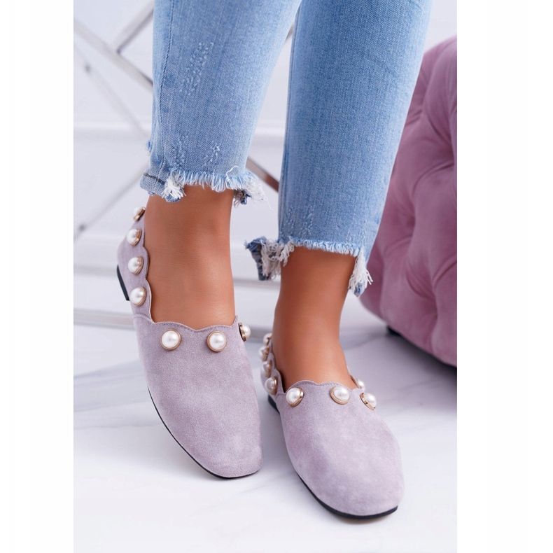 Naisten harmaat ballerinat Lu Boo Milis 1