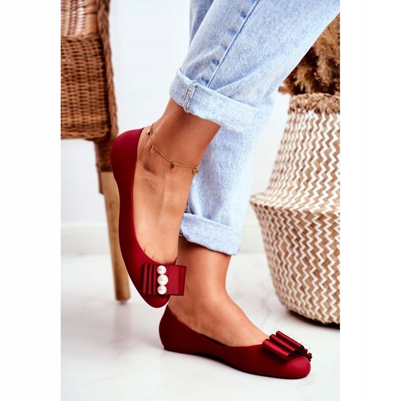 LU BOO Kumi -ballerinat Meliski kumartavat punaista Joleenia punainen 1
