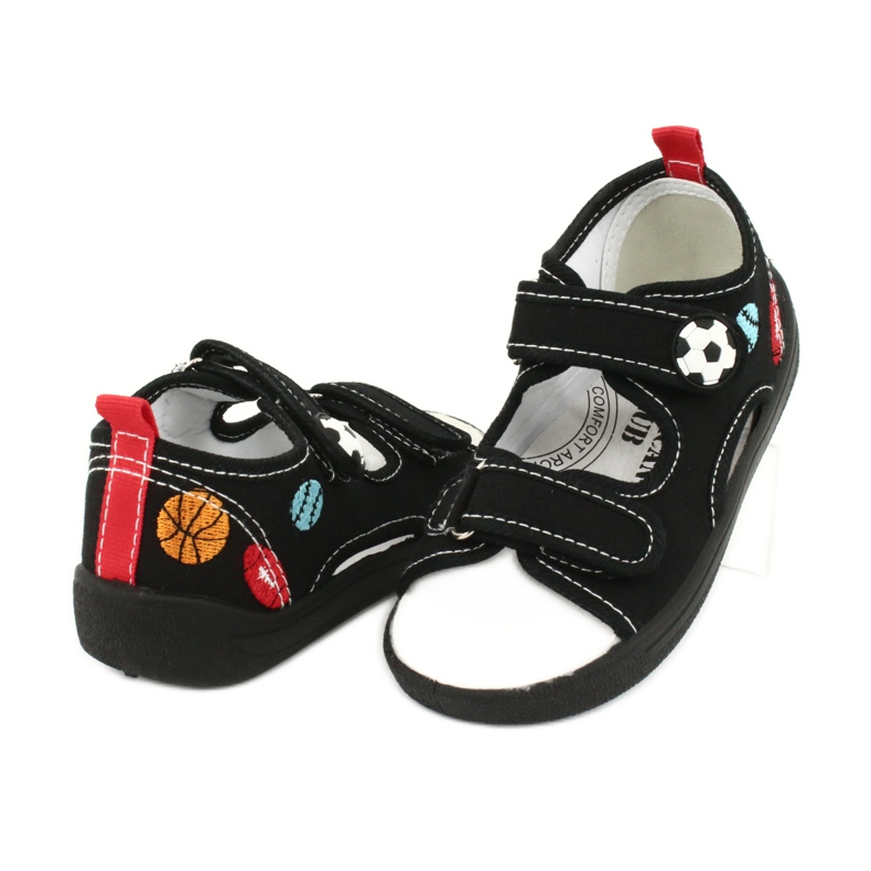 American Club Sandaalit pojat American TEN27 tossut pallo musta 3