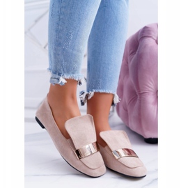 Naisten Loaferit Lautasella Golden Lords Beige Lu Boo Harlem 1