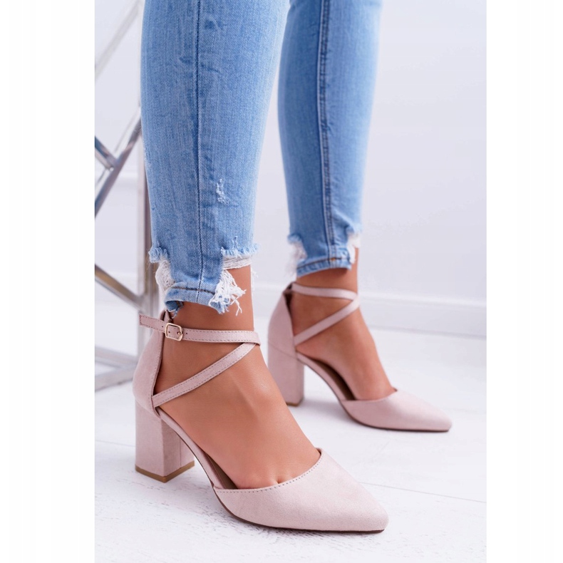 SEA Naisten Avokkaat Kantapäässä Spitz Beige Cosmo 2