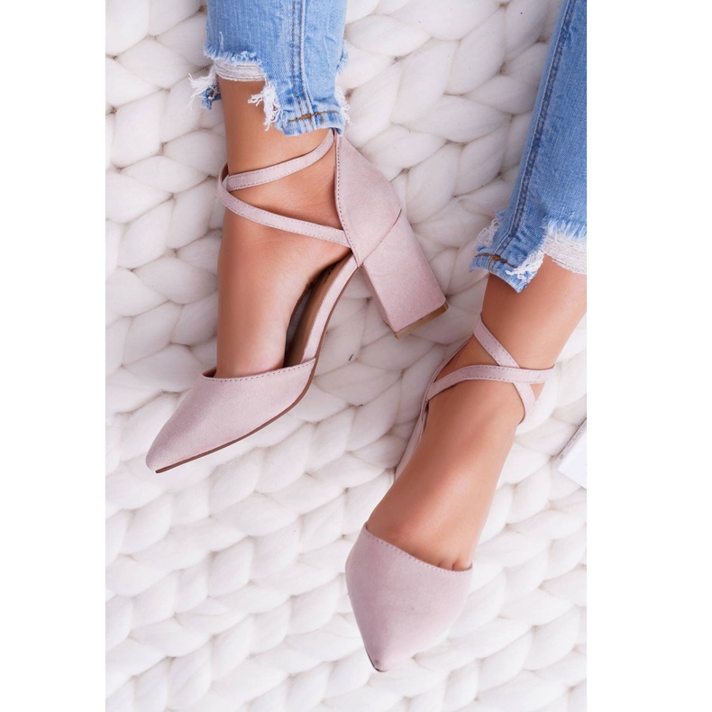 SEA Naisten Avokkaat Kantapäässä Spitz Beige Cosmo 1