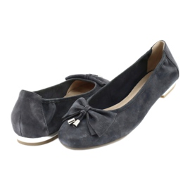 Naisten Caprice -ballerinat 22111 tummansininen 3