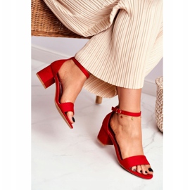 BUGO Naisten sandaalit Suede Red Oh Baby! punainen 1