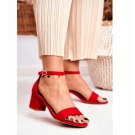 BUGO Naisten sandaalit Suede Red Oh Baby! punainen 2