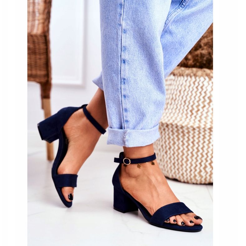 BUGO Naisten sandaalit Mokka Navy Blue Oh Baby! laivastonsininen 2