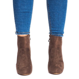 Saappaat korkokengillä 88-48 Khaki vihreä 1