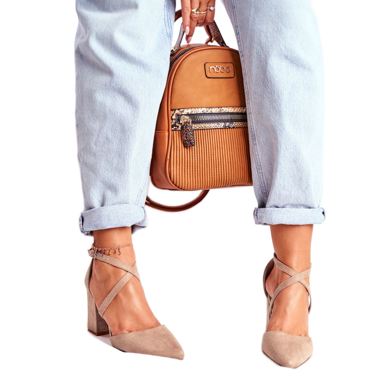 SEA Naisten Avokkaat Kantapäässä Spitz Beige Traffic 2