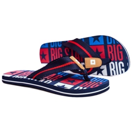 Miesten tossut Varvastossut Big Star Navy Blue FF274A484 laivastonsininen 3