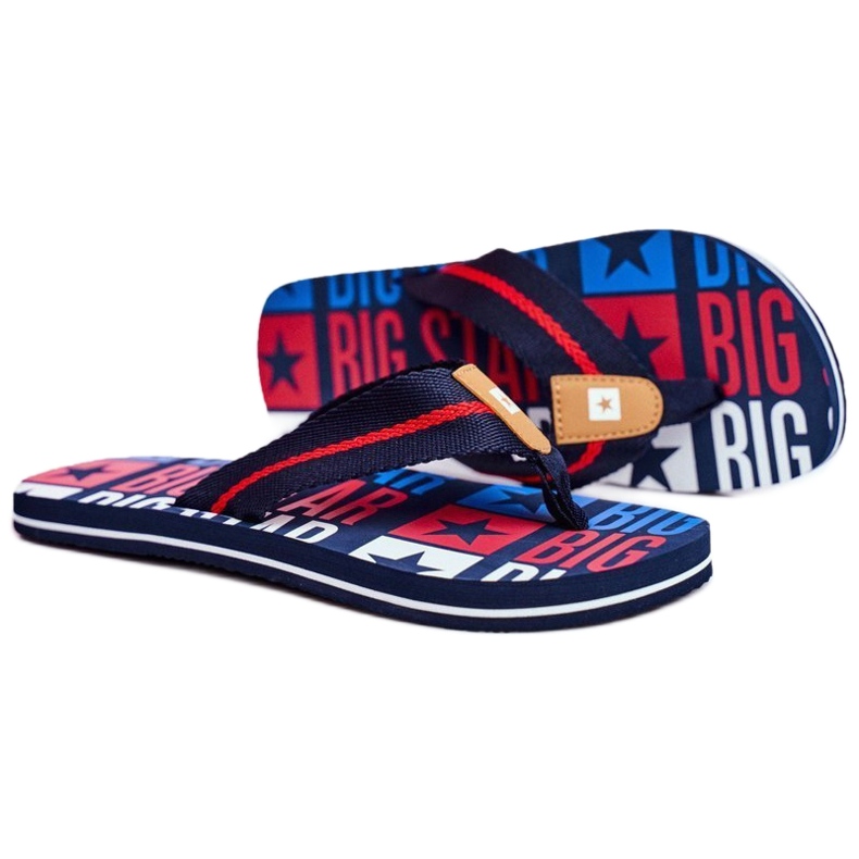 Miesten tossut Varvastossut Big Star Navy Blue FF274A484 tummansininen 3