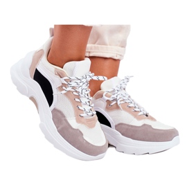 SEA Naisten urheilukengät Tennarit Valkoinen ja Beige Mindanao ruskea musta harmaa 1