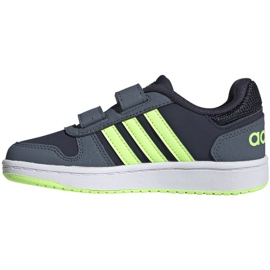 Adidas Hoops 2.0 Cmf Jr FW4930 kengät laivastonsininen monivärinen 2