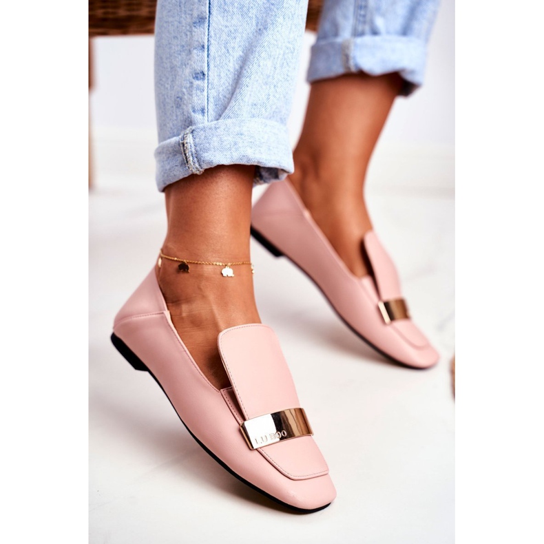 Lu Boo Naisten herrat Pink Gold -merkki Harlem vaaleanpunainen 1