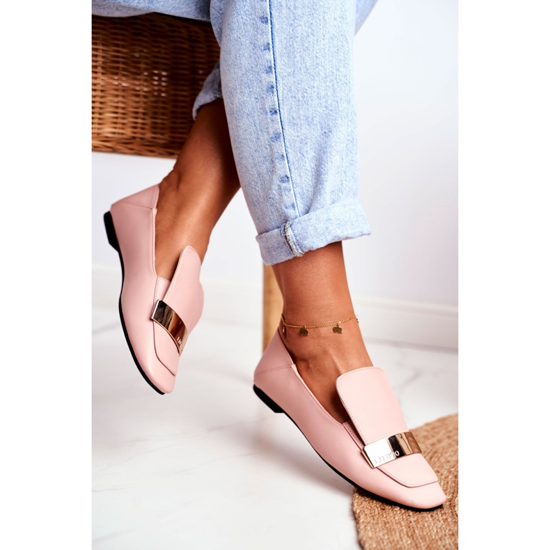 Lu Boo Naisten herrat Pink Gold -merkki Harlem vaaleanpunainen 2