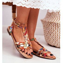 PS1 Naisten sandaalit Tyylikäs Oranssi Oriental Brooke 1