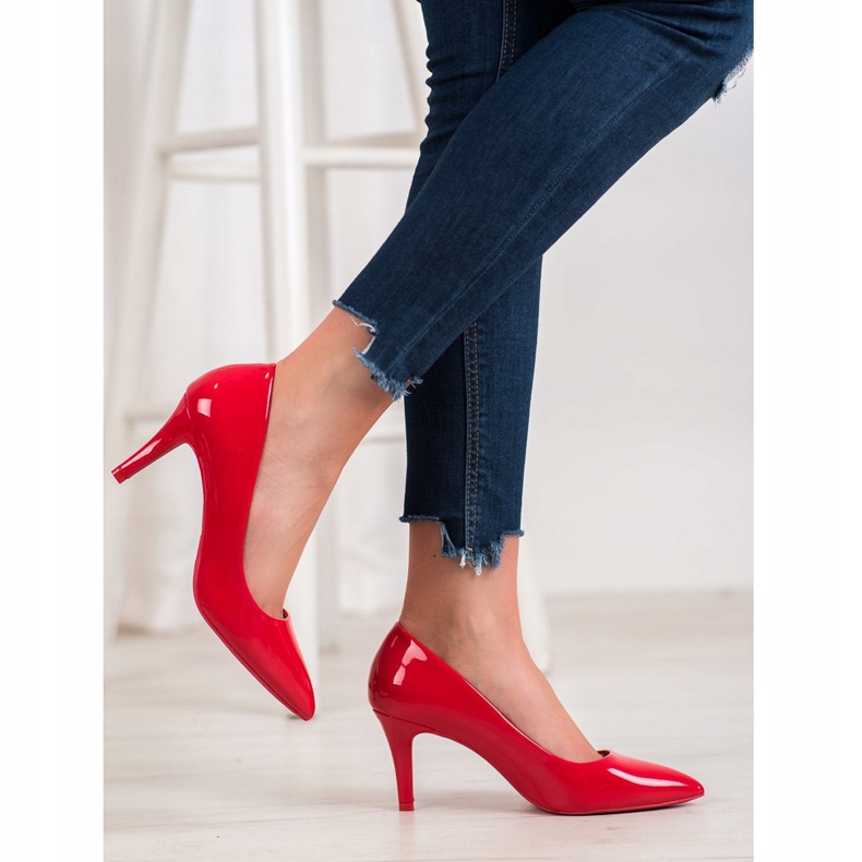 Gogo Pumput Eco -nahkaa punainen 1