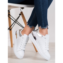 SHELOVET Muodikkaat urheilukengät valkoinen 1