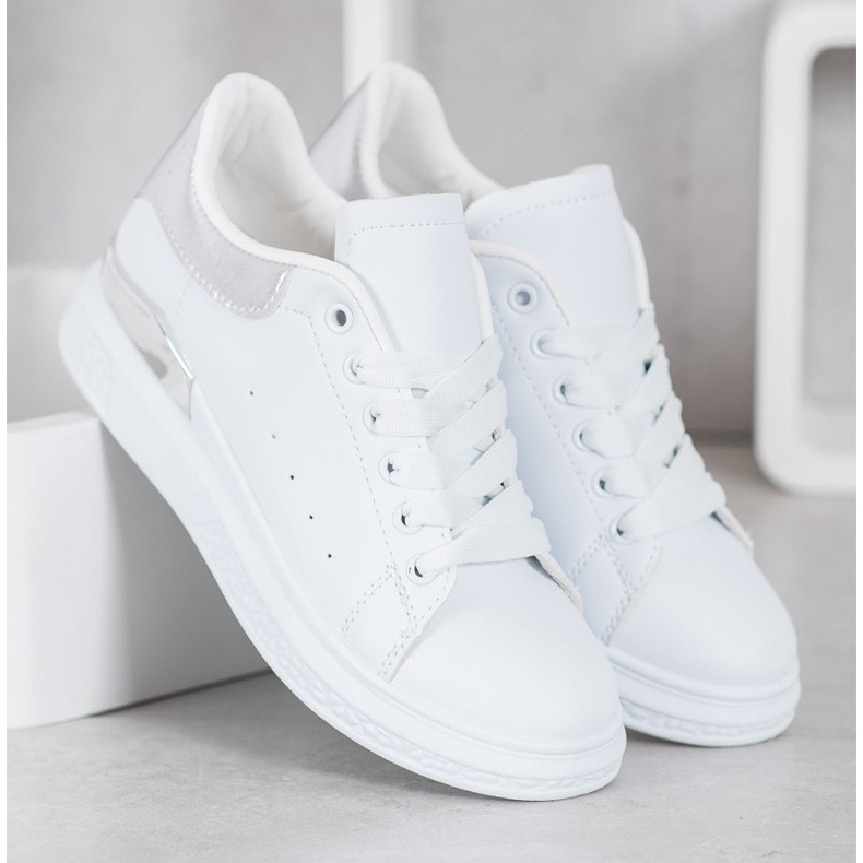 SHELOVET Muodikkaat urheilukengät valkoinen 2