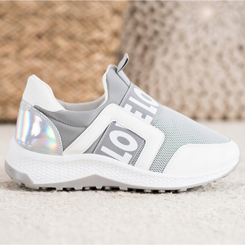 Seastar Slipons rakkausalustalla valkoinen harmaa 2