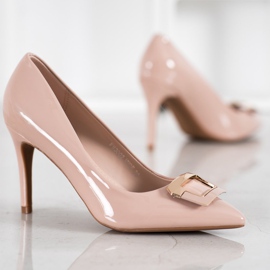 Fama Pumput koristeellisella soljella ruskea 1