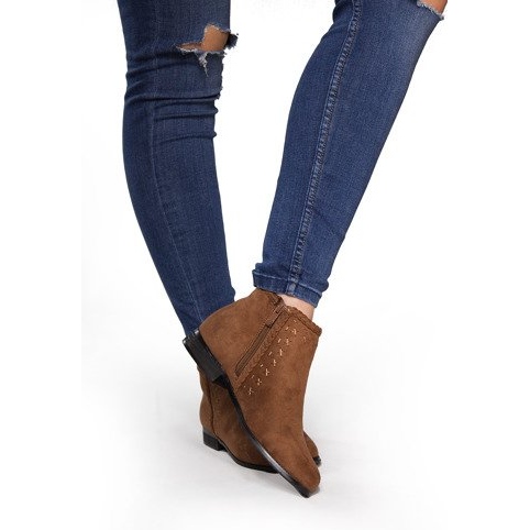 Mokkanahka Chelsea saappaat 100-602 Camel ruskea 1