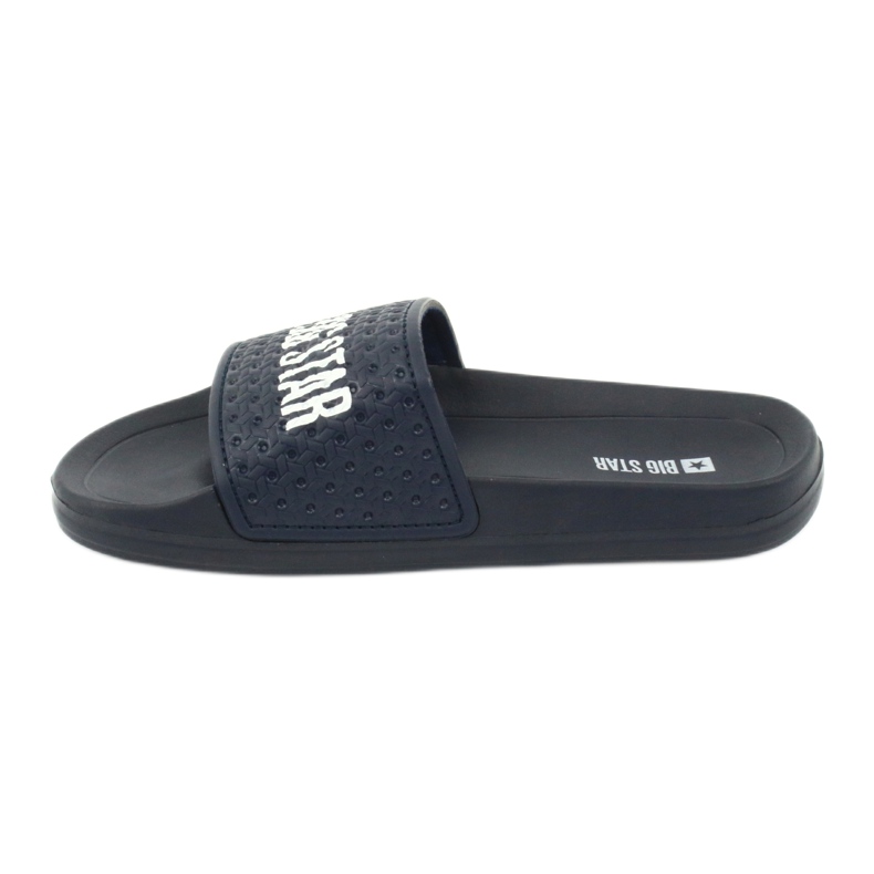 Big Star Boys Foam Flip Flops GG374802 Navy Blue Beachille valkoinen tummansininen 1