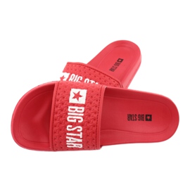 Big Star Lasten punaiset GG374801 Foam -tossut punainen 4