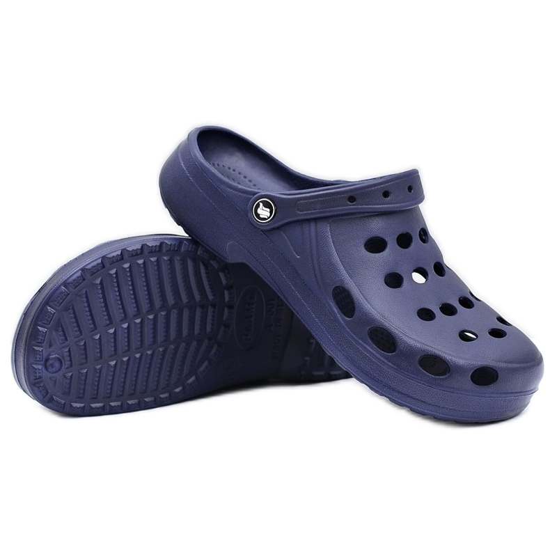 Flameshoes Miesten sandaalit Navy Blue Crocs laivastonsininen 3