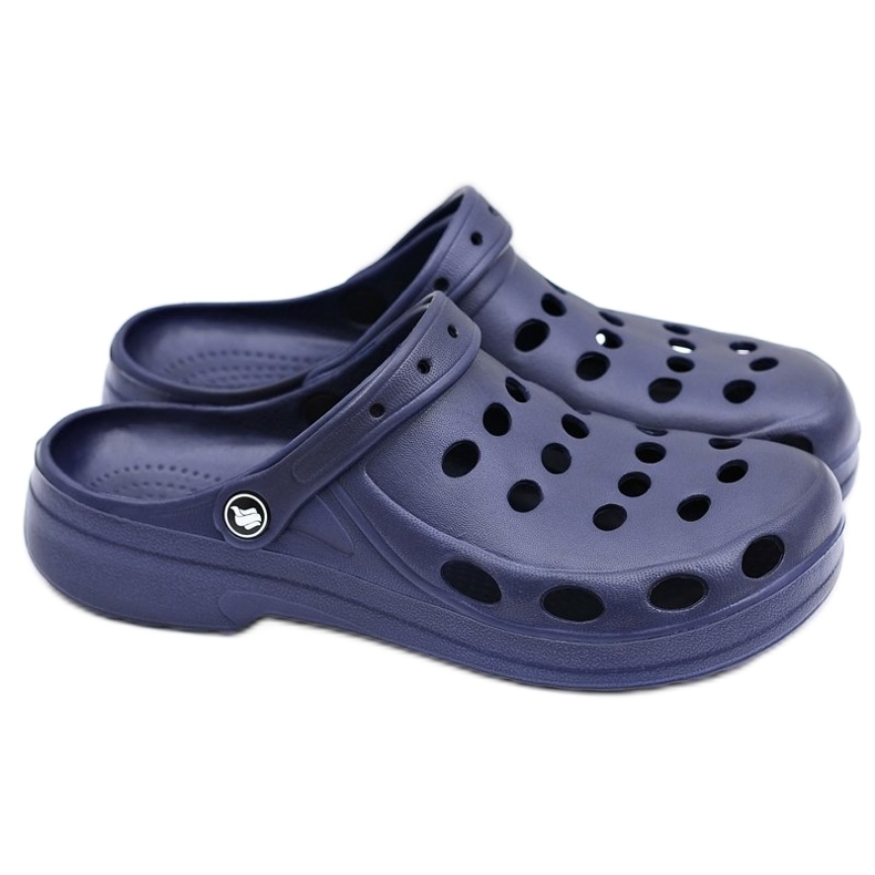 Flameshoes Miesten sandaalit Navy Blue Crocs tummansininen 1