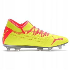 Puma Future 5.2 Netfit Osg Evo FG / AG M 106007-01 jalkapallokengät monivärinen keltainen 1