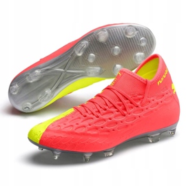 Puma Future 5.2 Netfit Osg Evo FG / AG M 106007-01 jalkapallokengät monivärinen keltainen 2