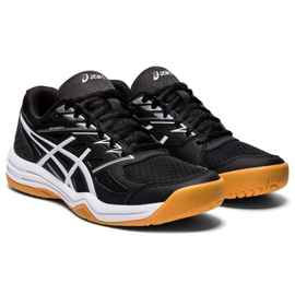 Asics Upcourt 4 W 1072A055-001 lentopallokengät monivärinen musta 1