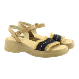 Eldam Tyttöjen sandaalit lavalla ruskea musta 4