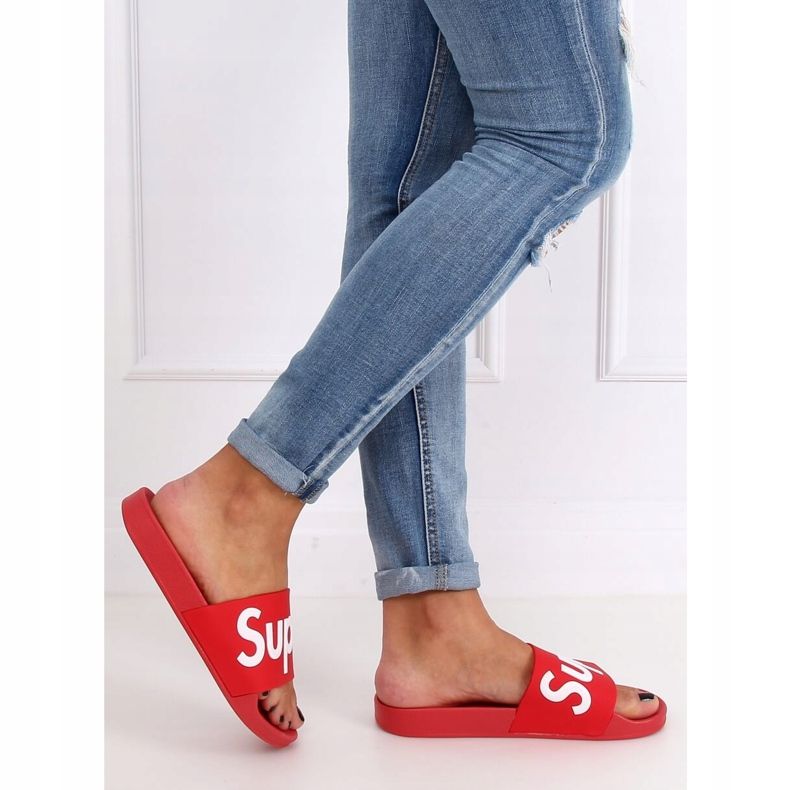 Punainen Naisten punaiset tohvelit CK110 Red 2