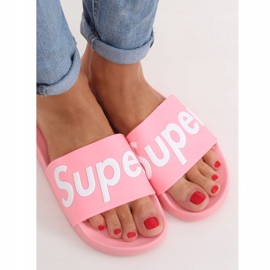 Vaaleanpunainen Naisten vaaleanpunaiset tossut CK110 Vaaleanpunainen 1