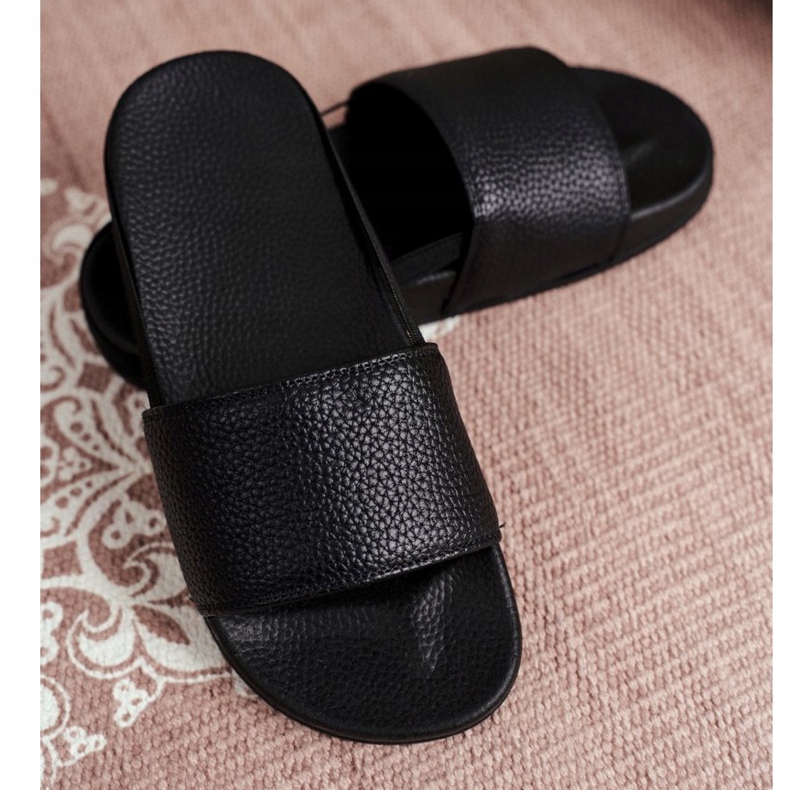 FRROCK Lasten mustat Nopla -tossut 1