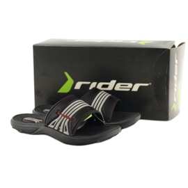 Rider Lasten Flip Flops 80341 Black Gray -raidoille musta musta 4