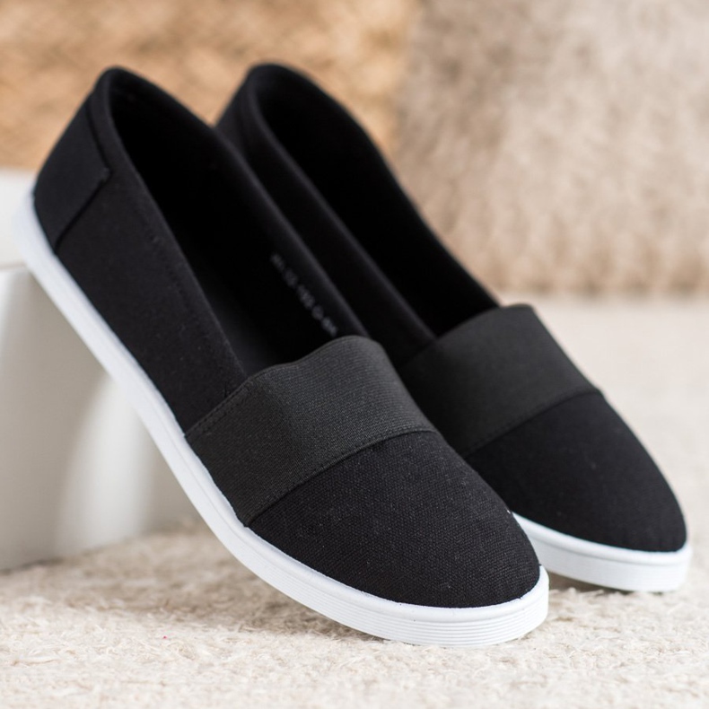 SHELOVET Slip-on lenkkarit musta 1