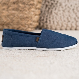 SHELOVET Navy Blue Slip On Tennarit sininen 1
