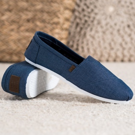 SHELOVET Navy Blue Slip On Tennarit sininen 2