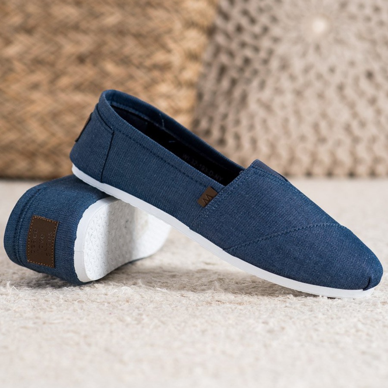 SHELOVET Navy Blue Slip On Tennarit sininen 2