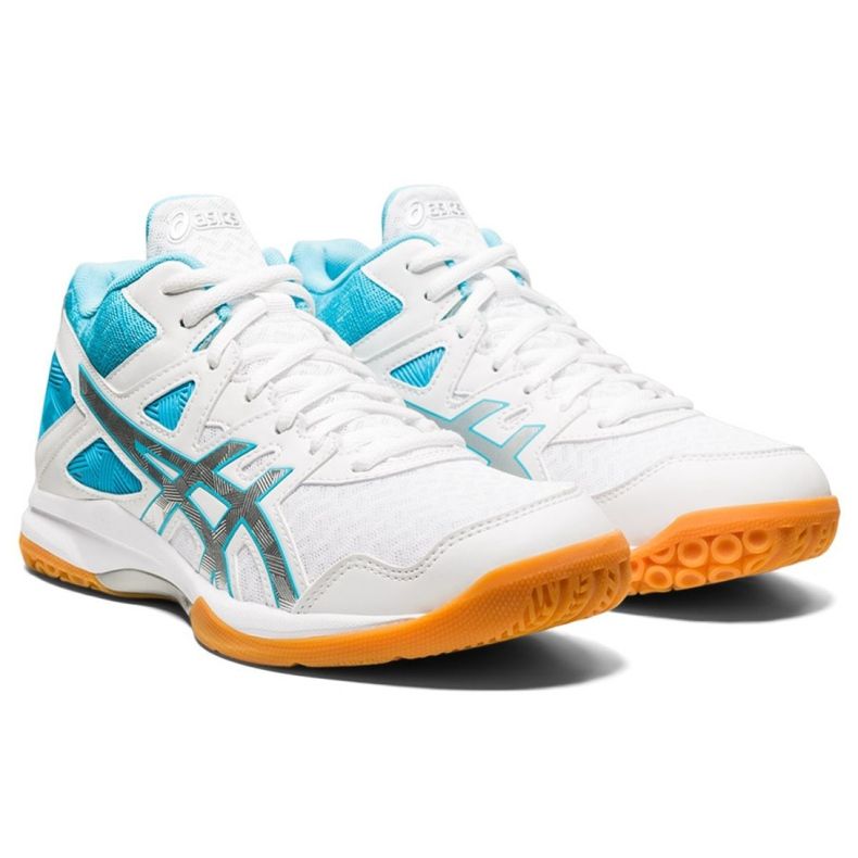 Asics Gel Task Mt W 1072A037-102 lentopallokengät monivärinen valkoinen 2