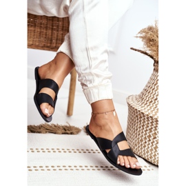 Naisten klassiset tossut Lu Boo Black Mabella musta 2