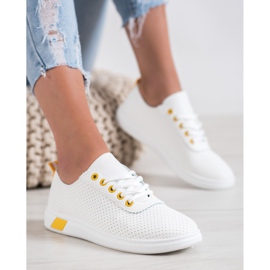 SHELOVET Avoimet lenkkarit Eco -nahkaa valkoinen 1