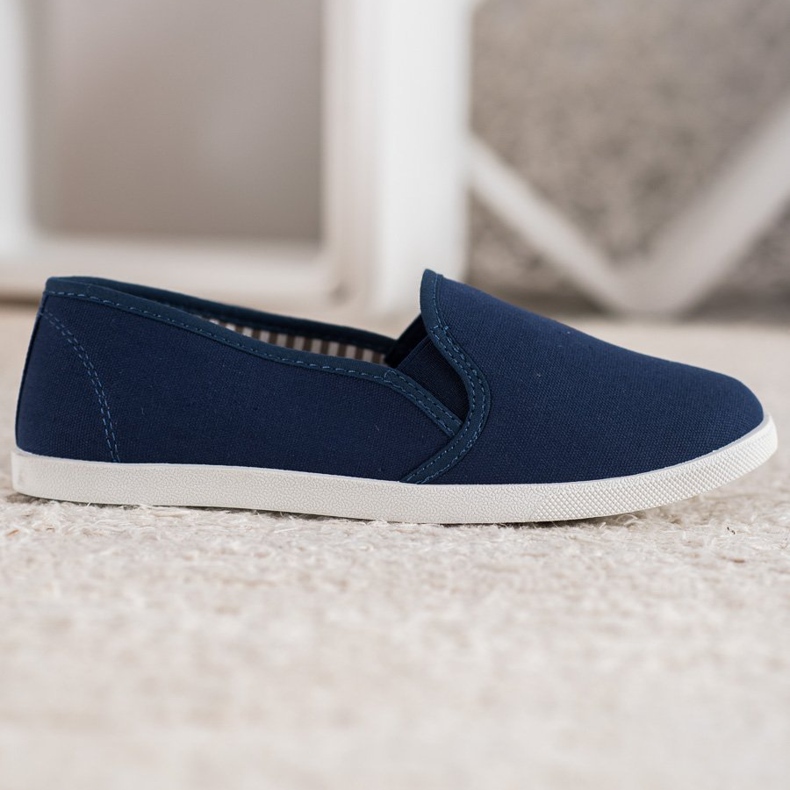 SHELOVET Mukavat Slip-On lenkkarit sininen 1