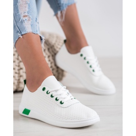 SHELOVET Avoimet lenkkarit Eco -nahkaa valkoinen 2