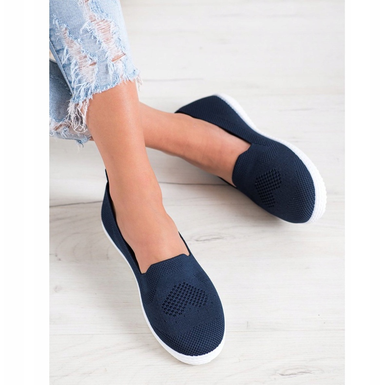 Via Giulia  Tummansiniset, avoimet lenkkarit sininen 1