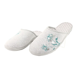 Befadon väriset naisten kengät 235D168 harmaa vihreä 2