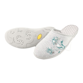 Befadon väriset naisten kengät 235D168 harmaa vihreä 3