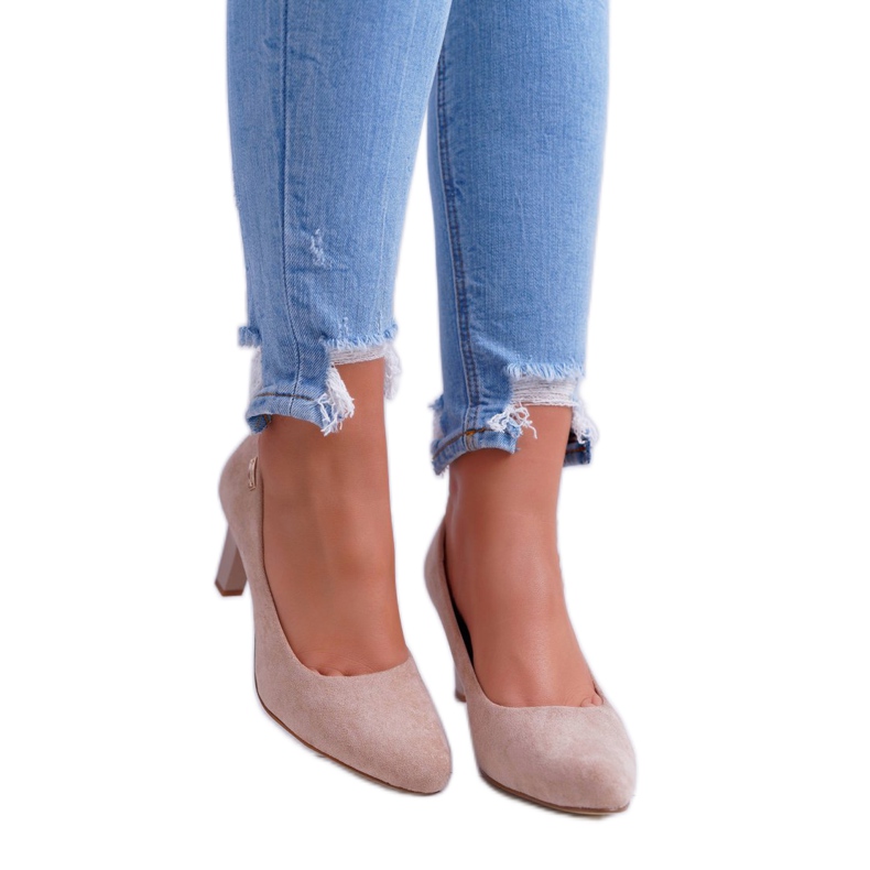 Naisten Avokkaat Sergio Leone Beige Suede Orsola 3